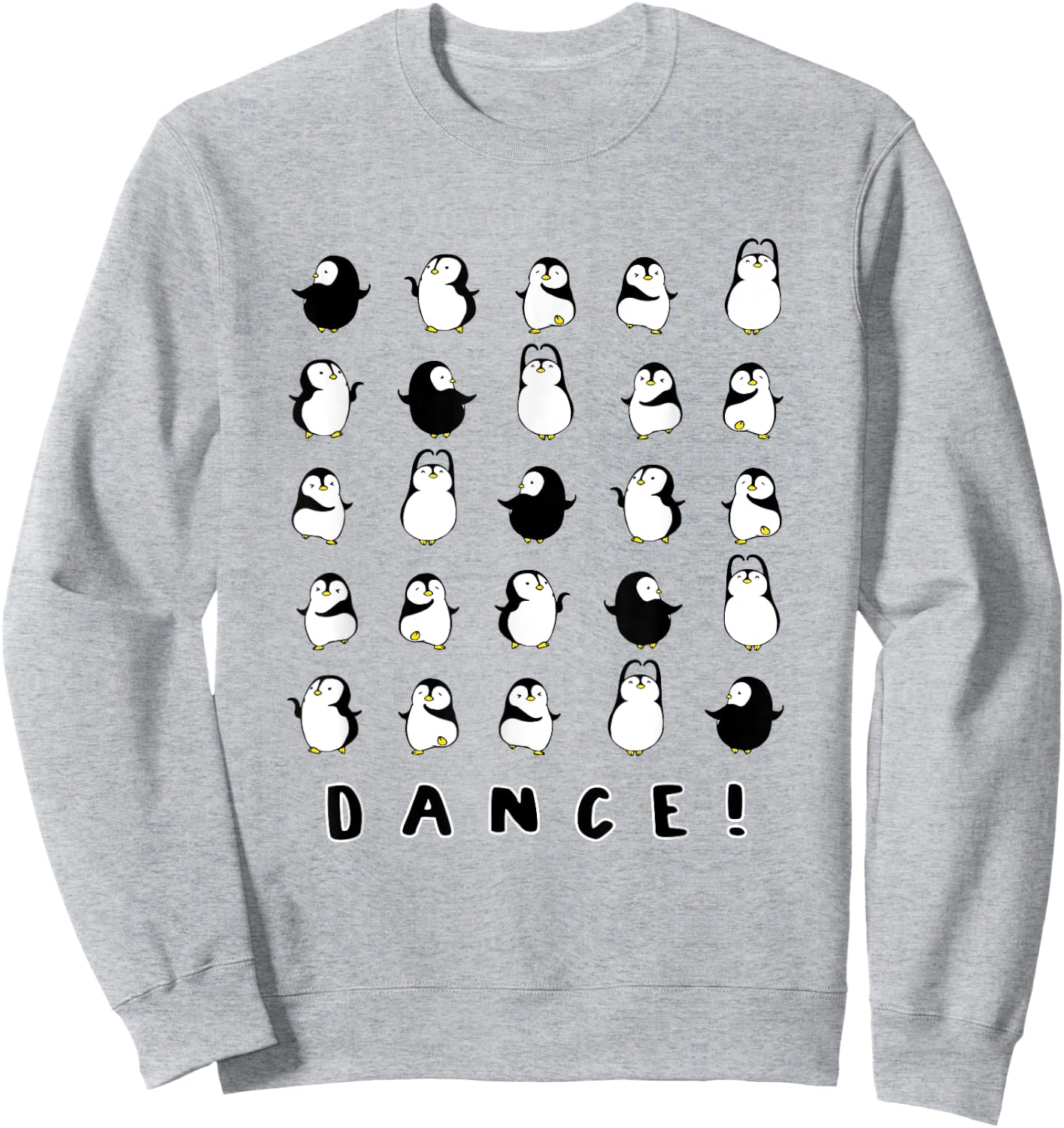 Cute Dancing Penguin Sweatshirt - Sweatshirt | Ash