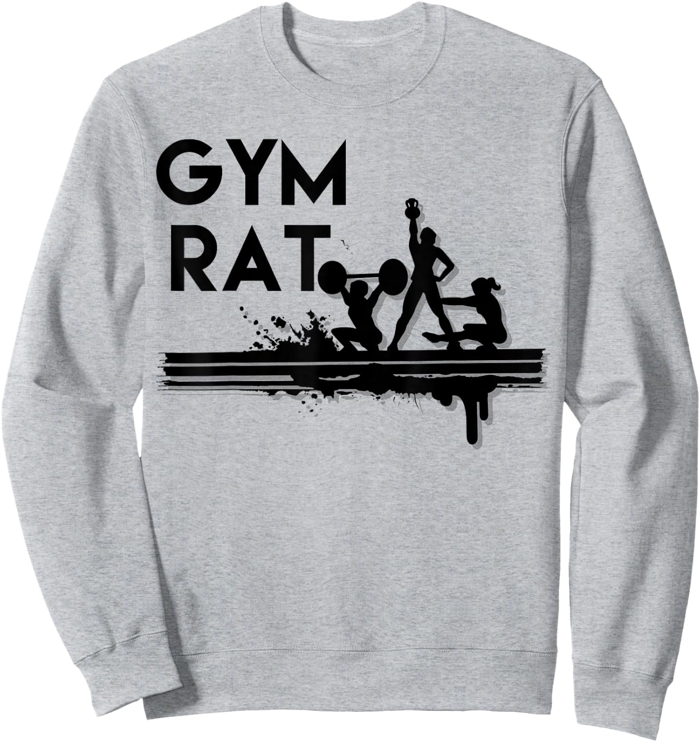 Gym Rat Sweatshirt - Sweatshirt | Ash