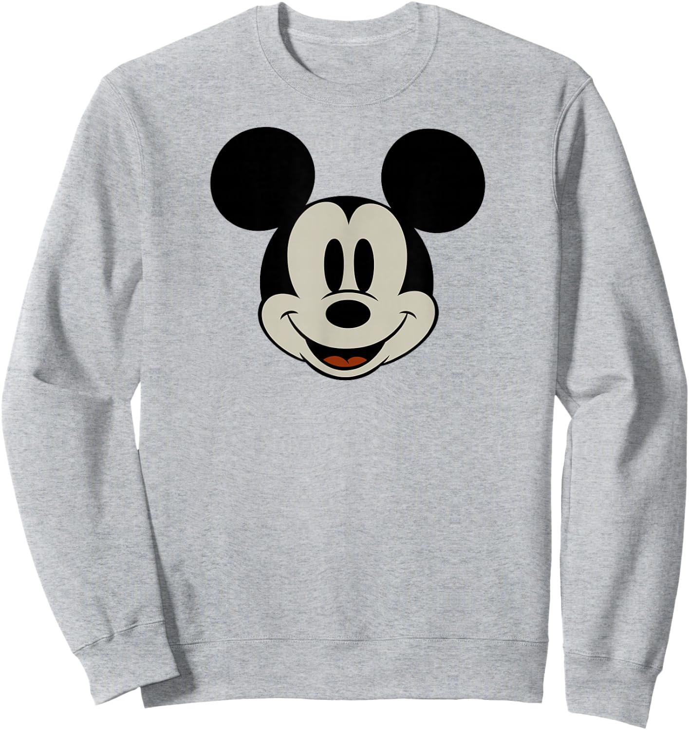 Disney - Mickey Mouse Face Sweatshirt - Sweatshirt | Ash