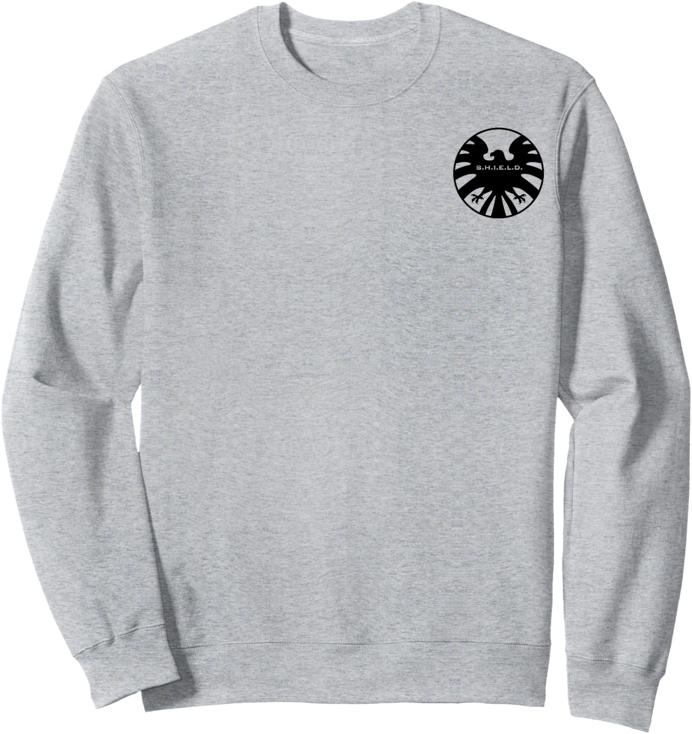 Marvel Agents Of Shield Eagle Symbol Pocket Graphic Sweatshirt - Sweatshirt | Ash