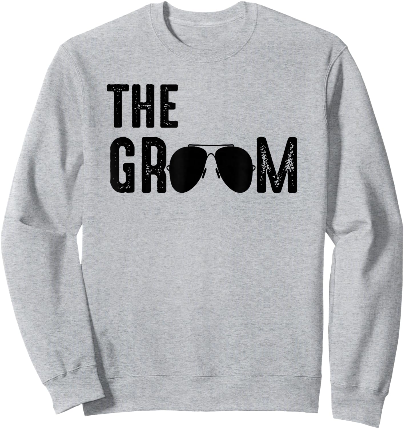 The Groom Cool Shades Funny Bachelor Party Gift Sweatshirt - Sweatshirt | Ash