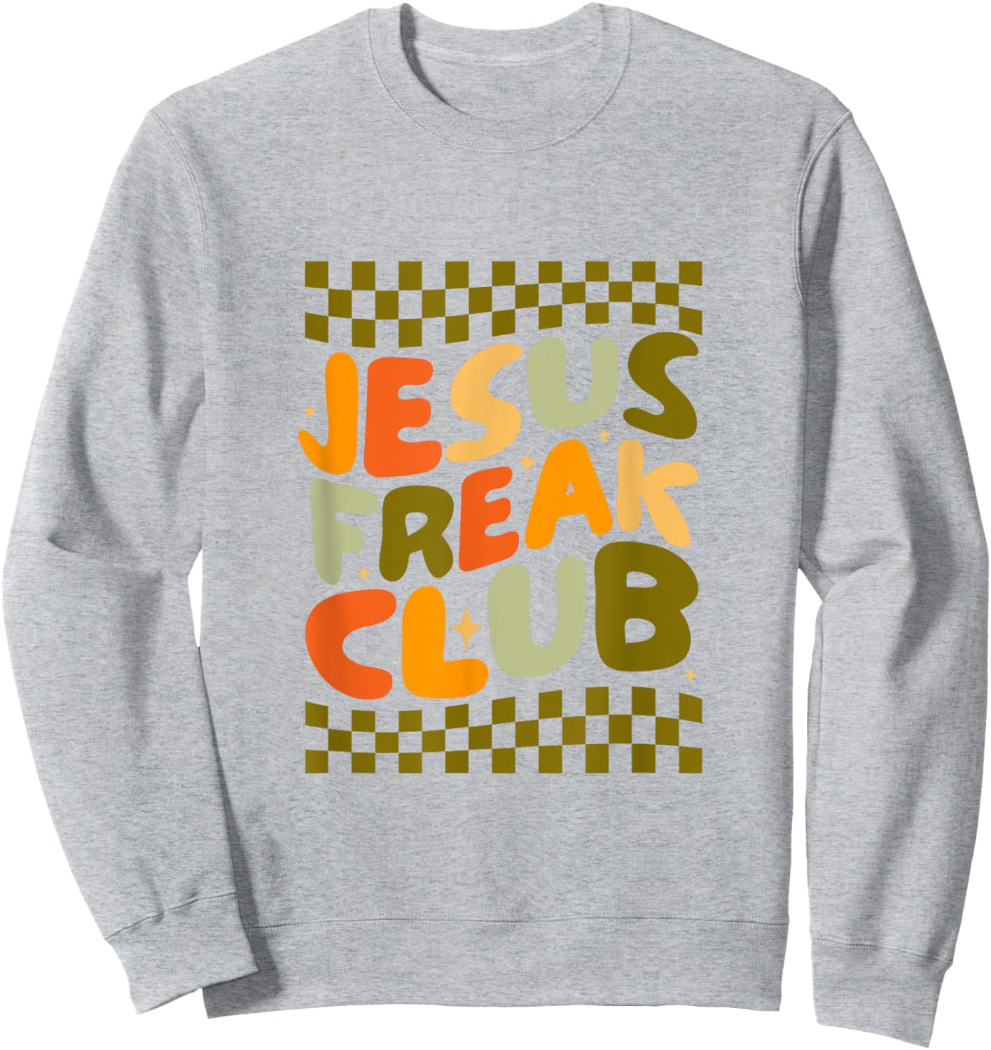 Jesus Freak Club Sweatshirt - Sweatshirt | Ash