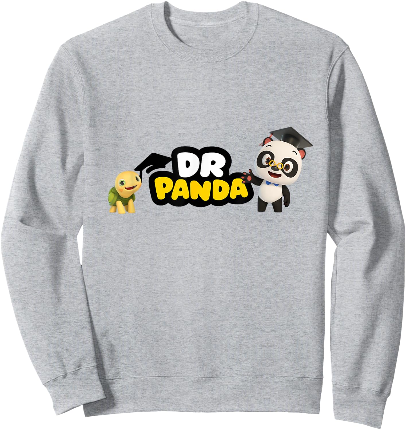 Dr. Panda & Toto Logo Official Sweatshirt - Sweatshirt | Ash