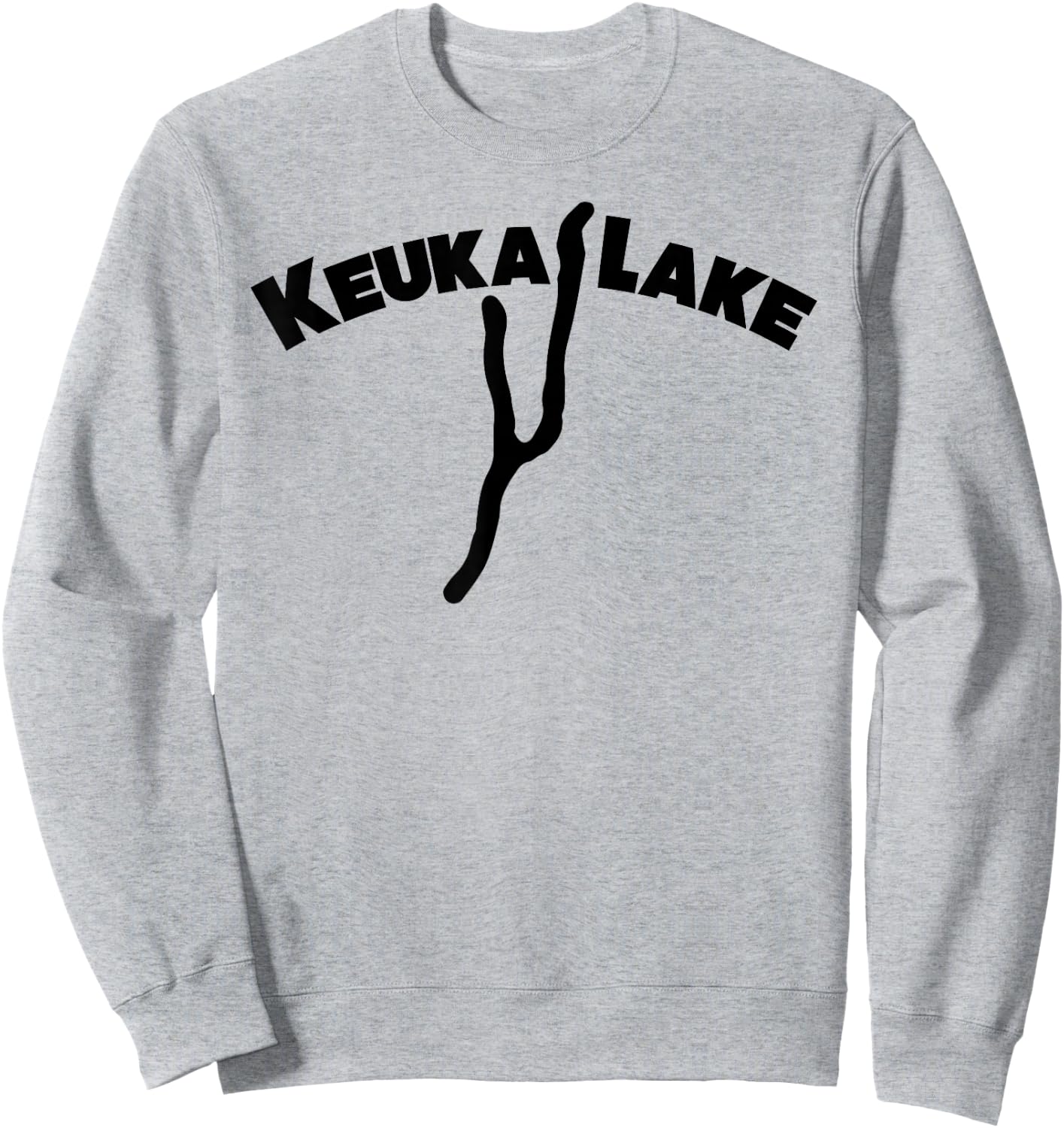 Keuka Lake Upstate NY- Finger Lakes Gifts Sweatshirt - Sweatshirt | Ash