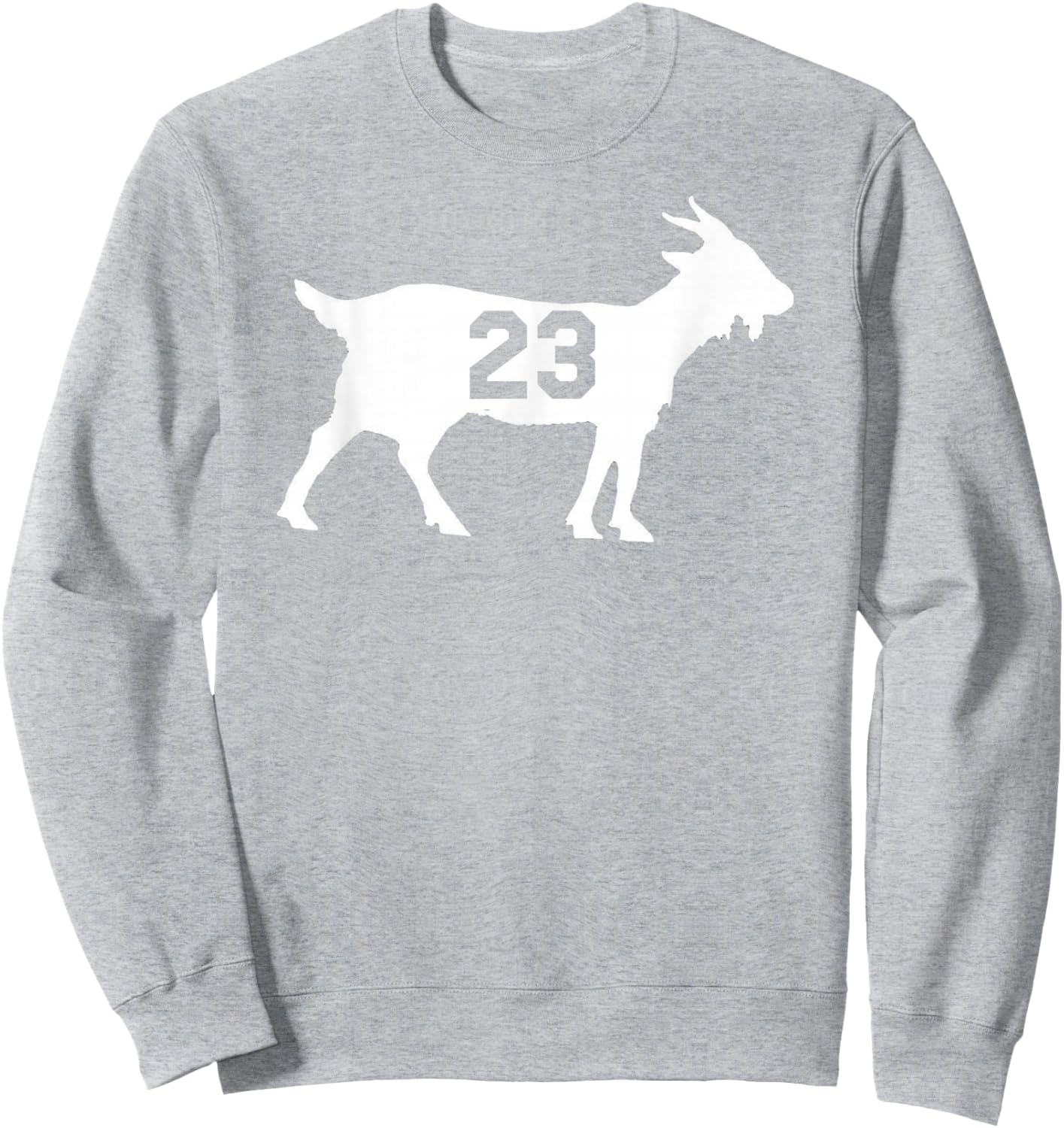GOAT Greatest Of All Time #23 Shirt - Carolina Blue Sweatshirt - Sweatshirt | Ash