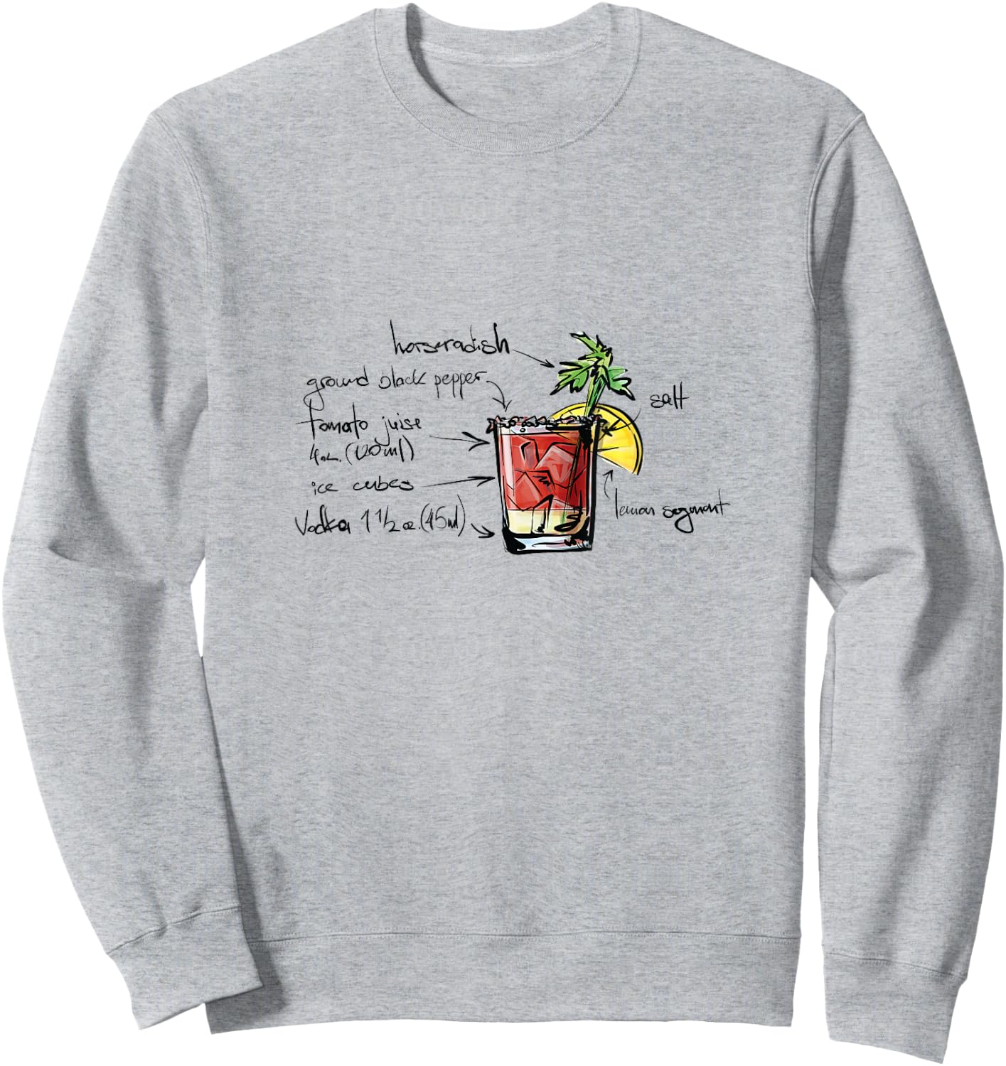 Bloody Mary Sweatshirt - Sweatshirt | Ash