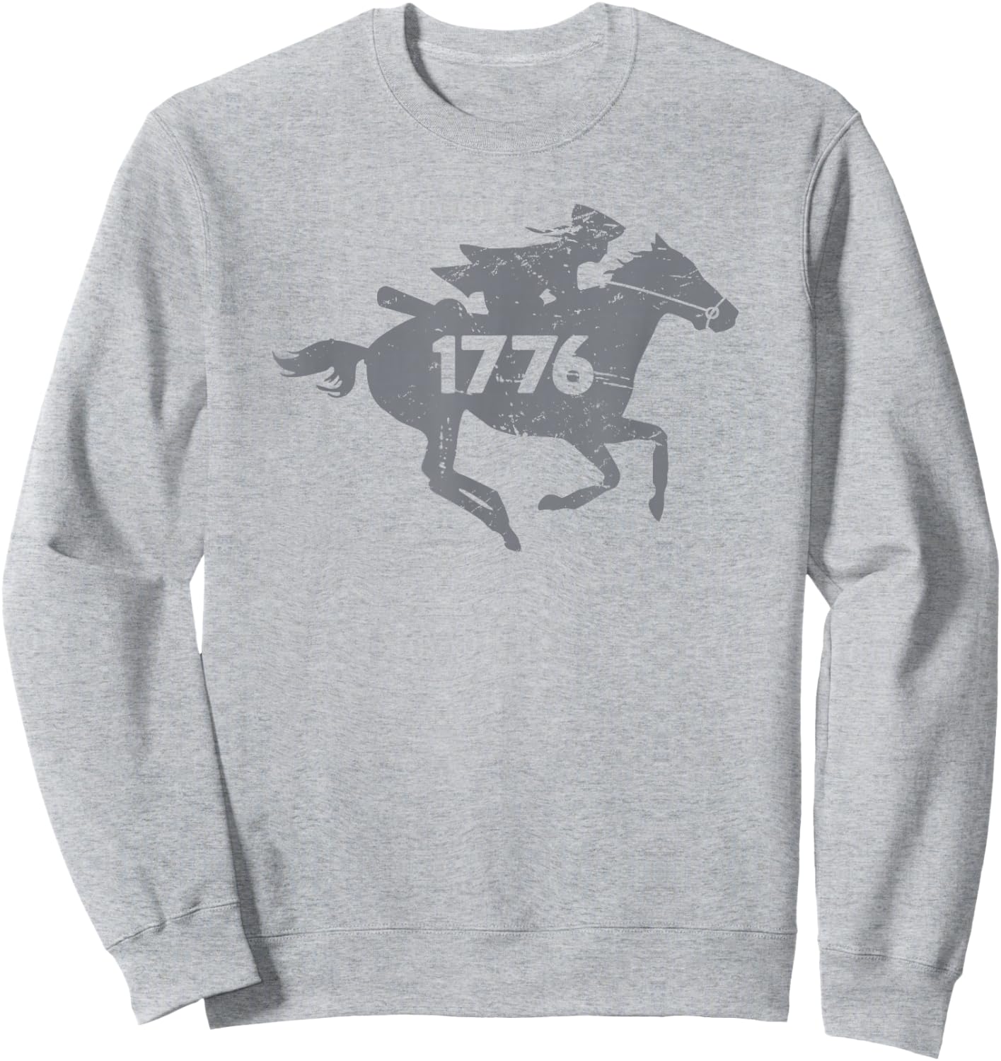 1776 American Revolutionary War Sweatshirt - Sweatshirt | Ash