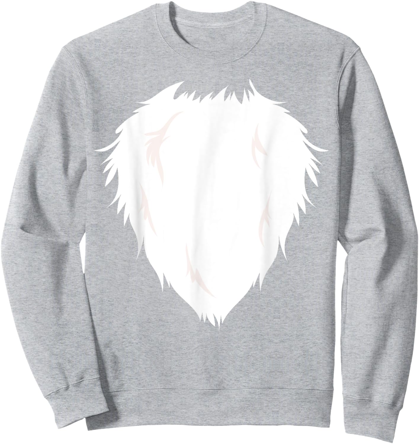 Fox Body Chest Costume Easy Halloween Costume Gift Funny Sweatshirt - Sweatshirt | Ash