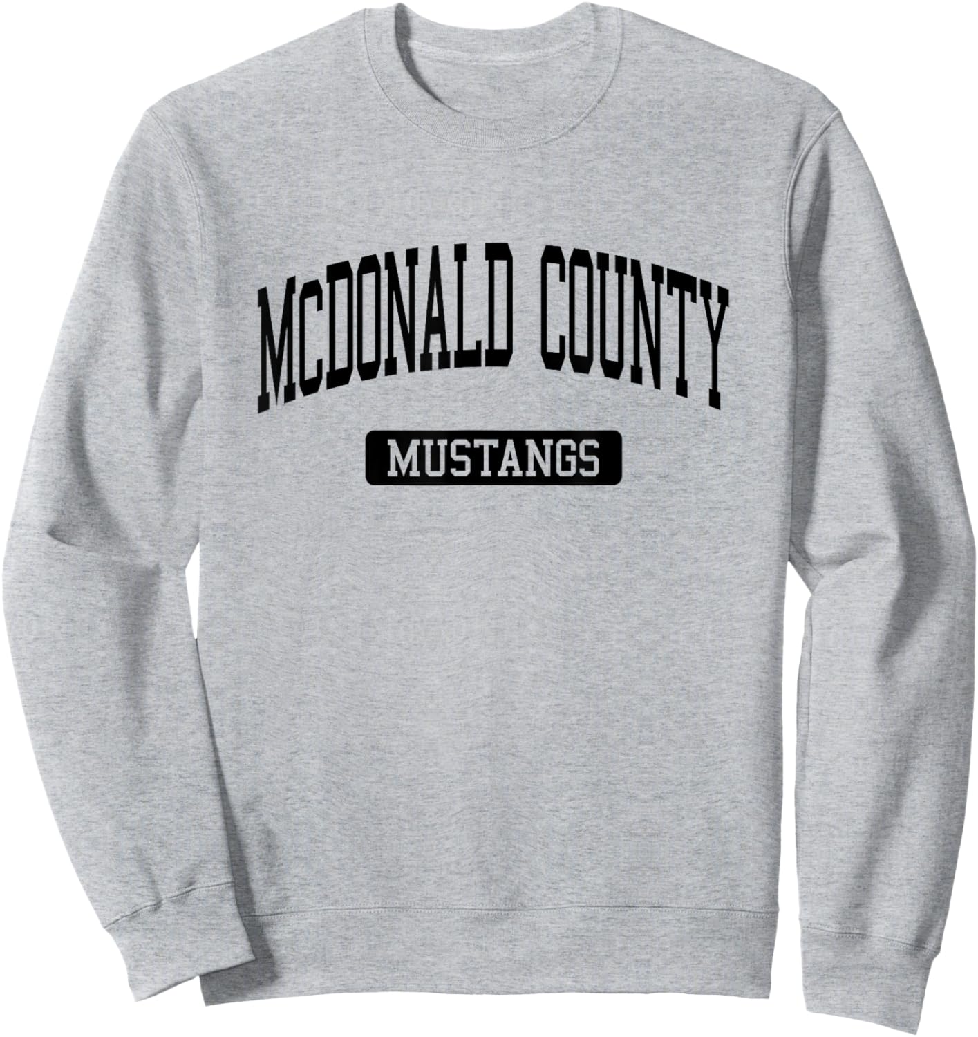 McDonald County High School HS Anderson MO Varsity Sports Sweatshirt - Sweatshirt | Ash