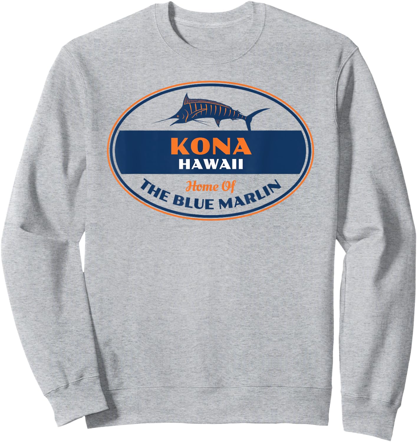 KONA HAWAII Fishing Sweatshirt - Sweatshirt | Ash