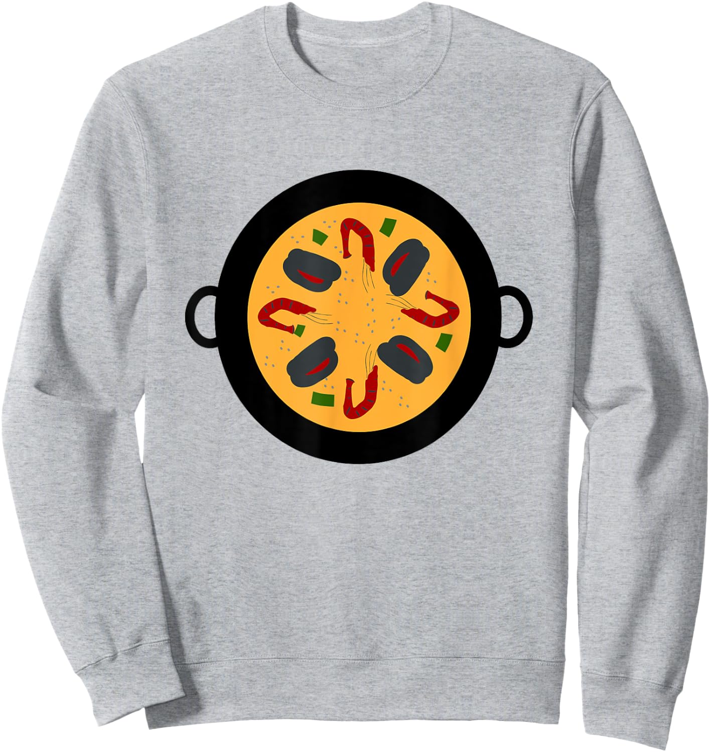 Paella Spanish Food Spain Valencia Sweatshirt - Sweatshirt | Ash