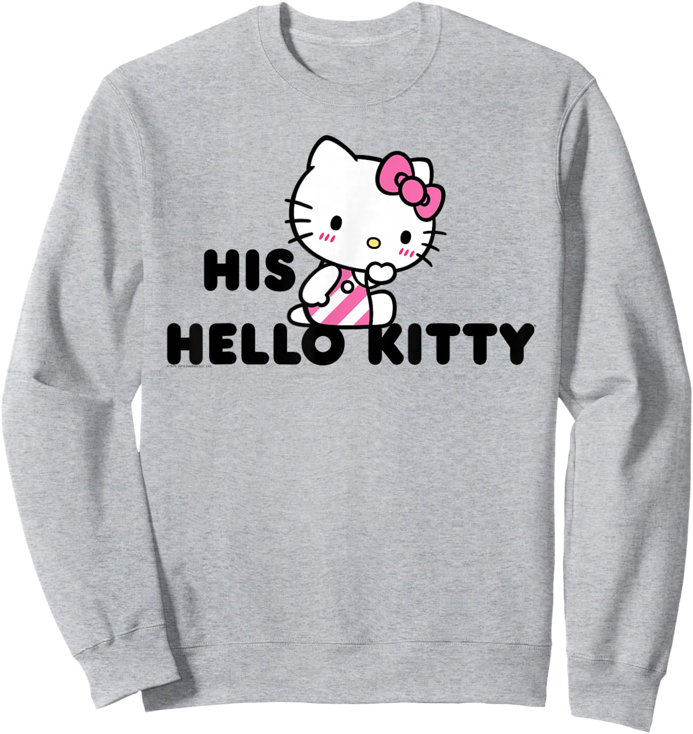 Hello Kitty and Dear Daniel Couples Shirt Sweatshirt - Sweatshirt | Ash
