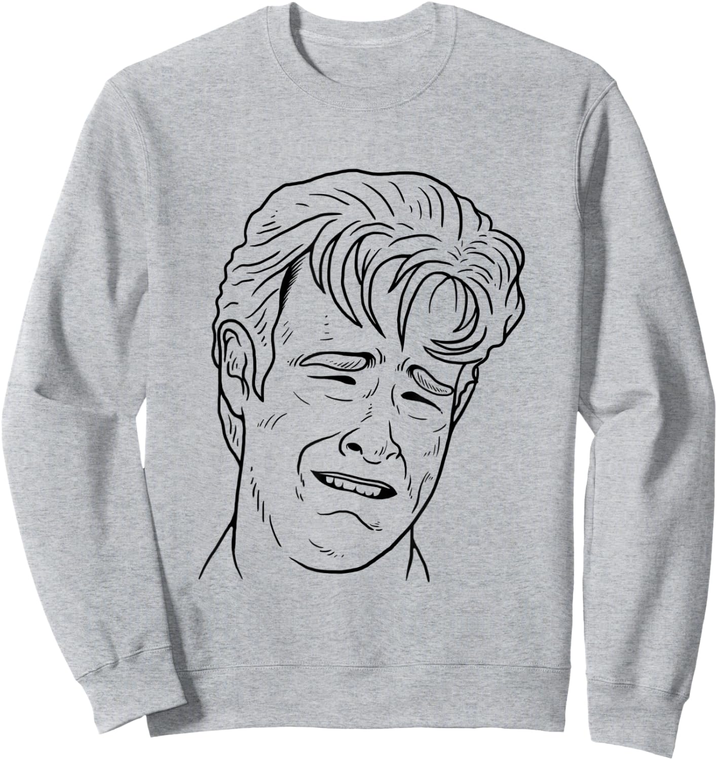 Crying Dawson - Meme Internet Emotions Funny Sad Sweatshirt - Sweatshirt | Ash