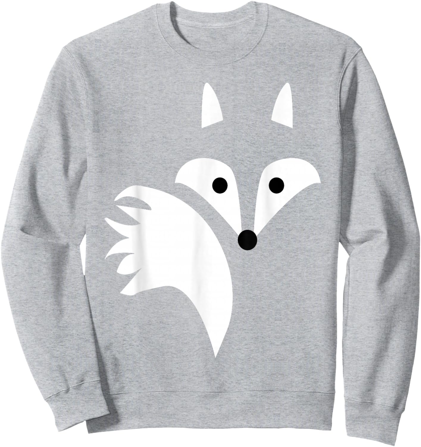 Cute Red Fox Sweatshirt - Sweatshirt | Ash