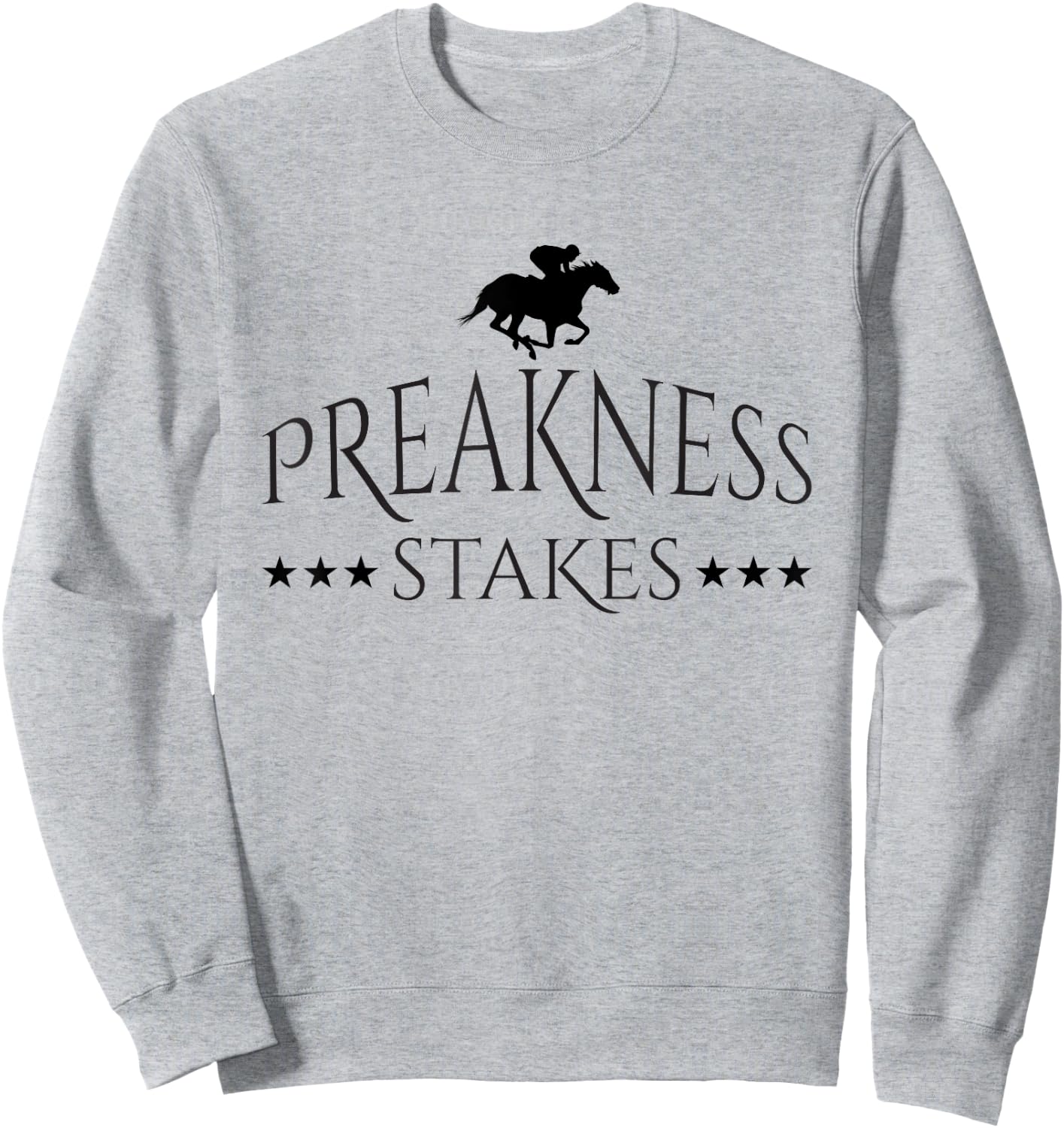 Preakness Horse Racing Shirts , Stakes Apparel Sweatshirt - Sweatshirt | Ash
