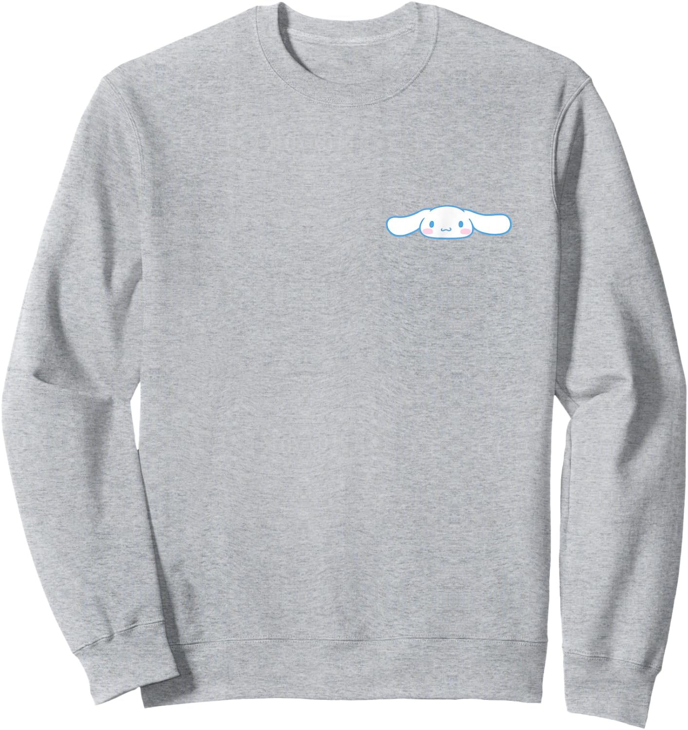 Cinnamoroll Front and Back Logo Shirt Sweatshirt - Sweatshirt | Ash