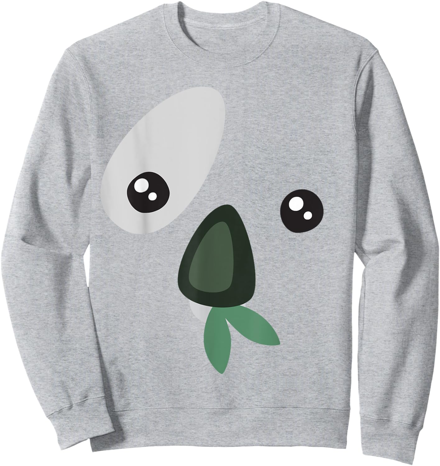 Koala Cute Koala Face Halloween Costume Shirt Sweatshirt - Sweatshirt | Ash