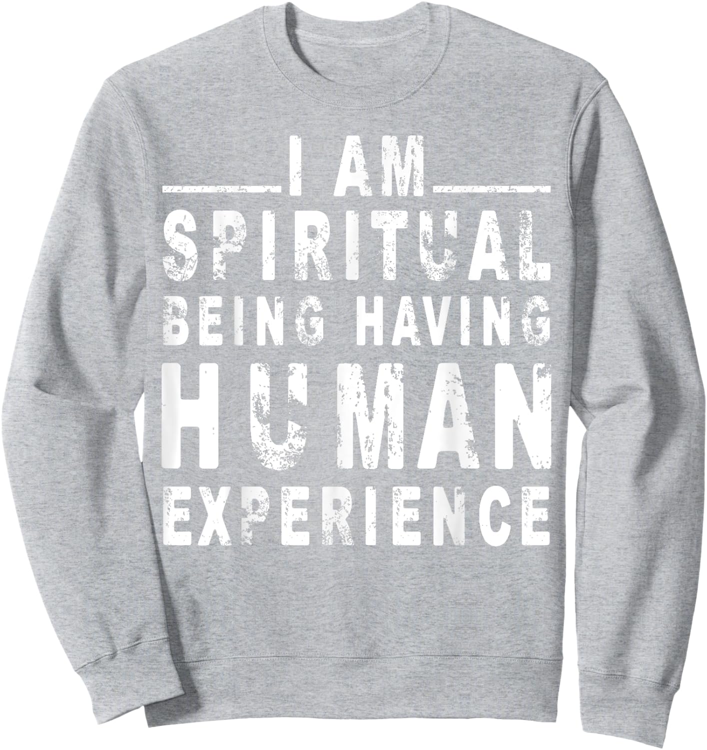 I am spiritual being having human Experience Sweatshirt - Sweatshirt | Ash