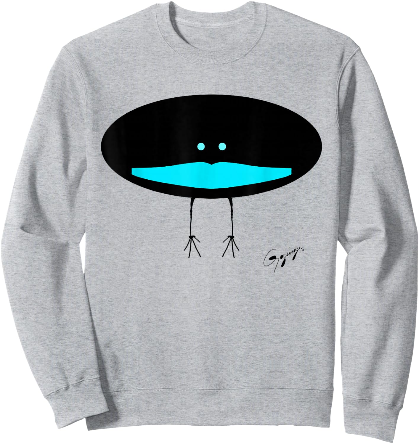 Superb Bird of Paradise Graphic by Gogimogi Sweatshirt - Sweatshirt | Ash