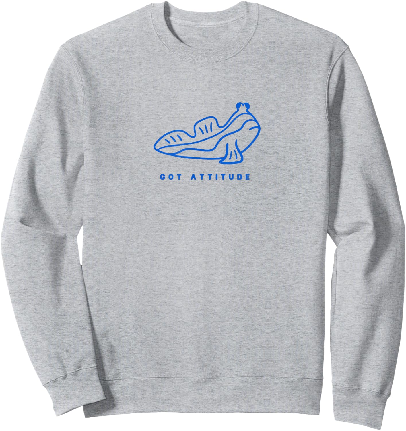 Mudskipper. Minimalist art of a fish with attitude Sweatshirt - Sweatshirt | Ash
