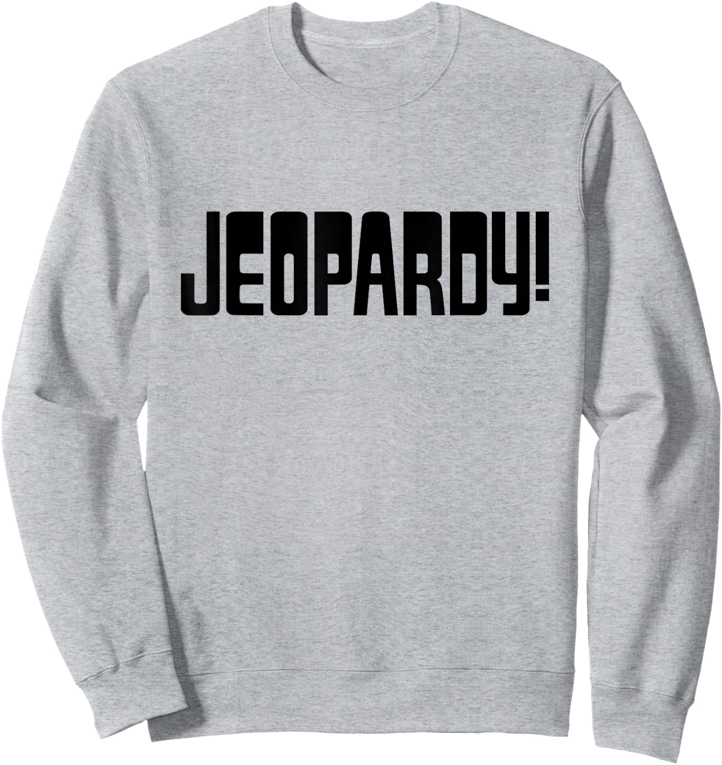 Jeopardy! Dark Logo Sweatshirt - Sweatshirt | Ash