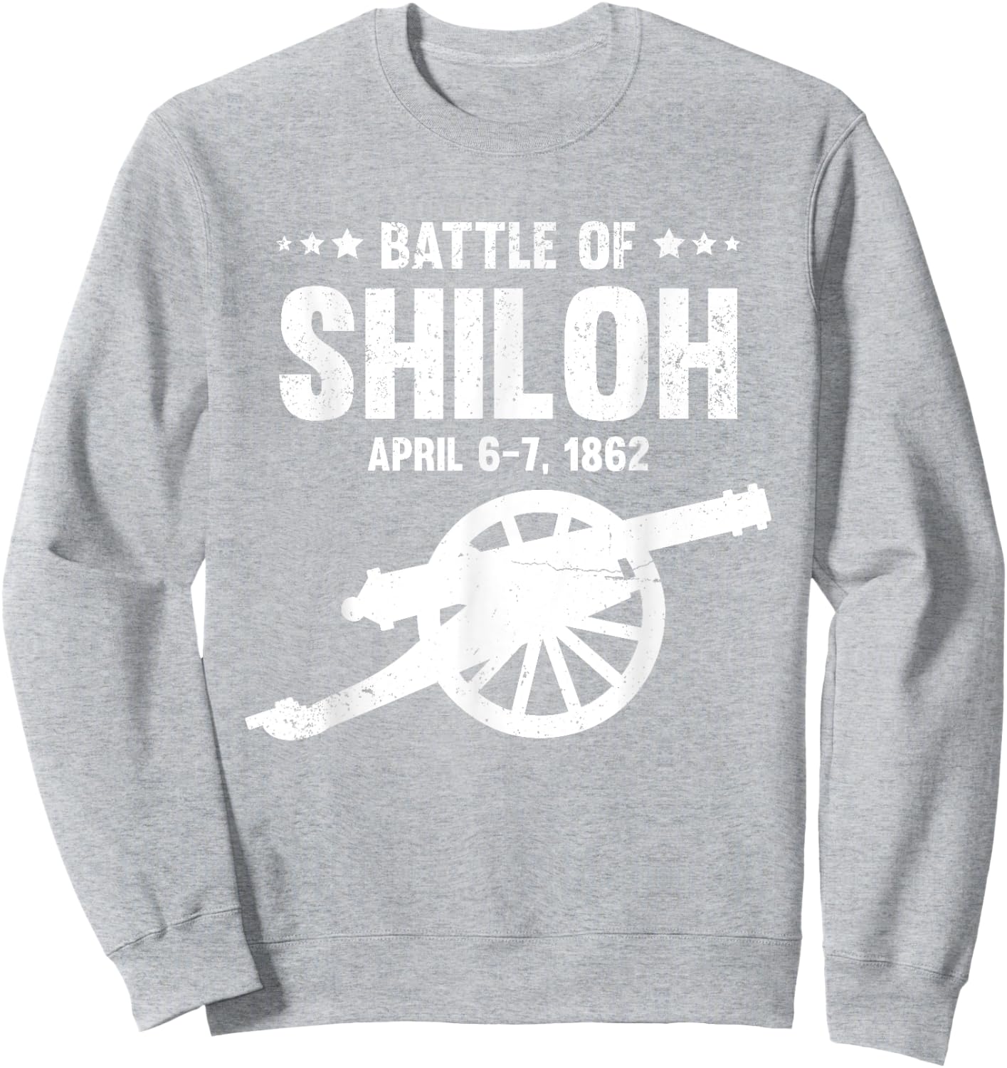 Battle of Shiloh Civil War Battle Tennessee Battlefield Sweatshirt - Sweatshirt | Ash