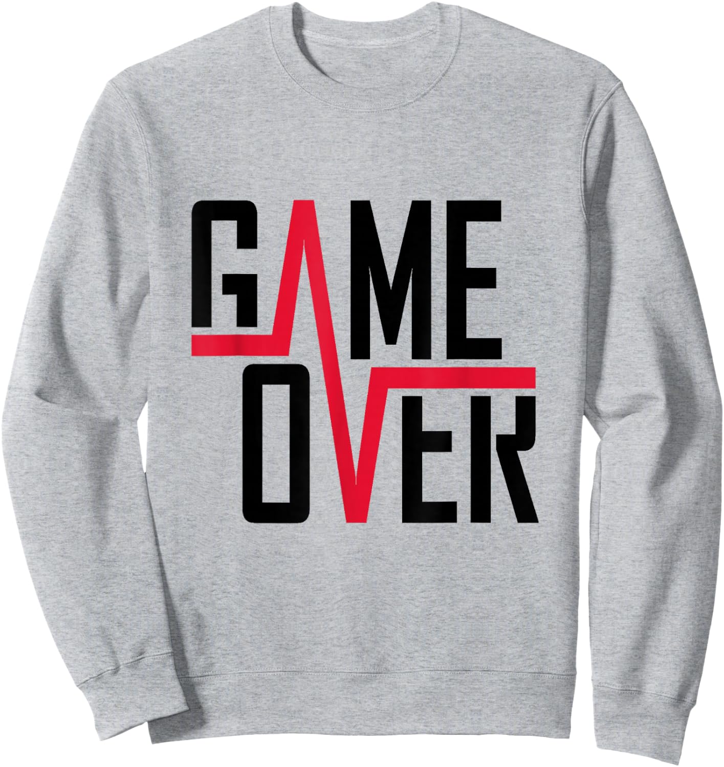 Game Over Sweatshirt - Sweatshirt | Ash