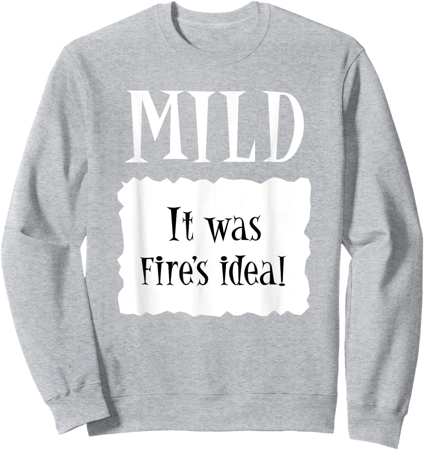 MILD - Hot Packet Halloween Taco Costume Sweatshirt - Sweatshirt | Ash
