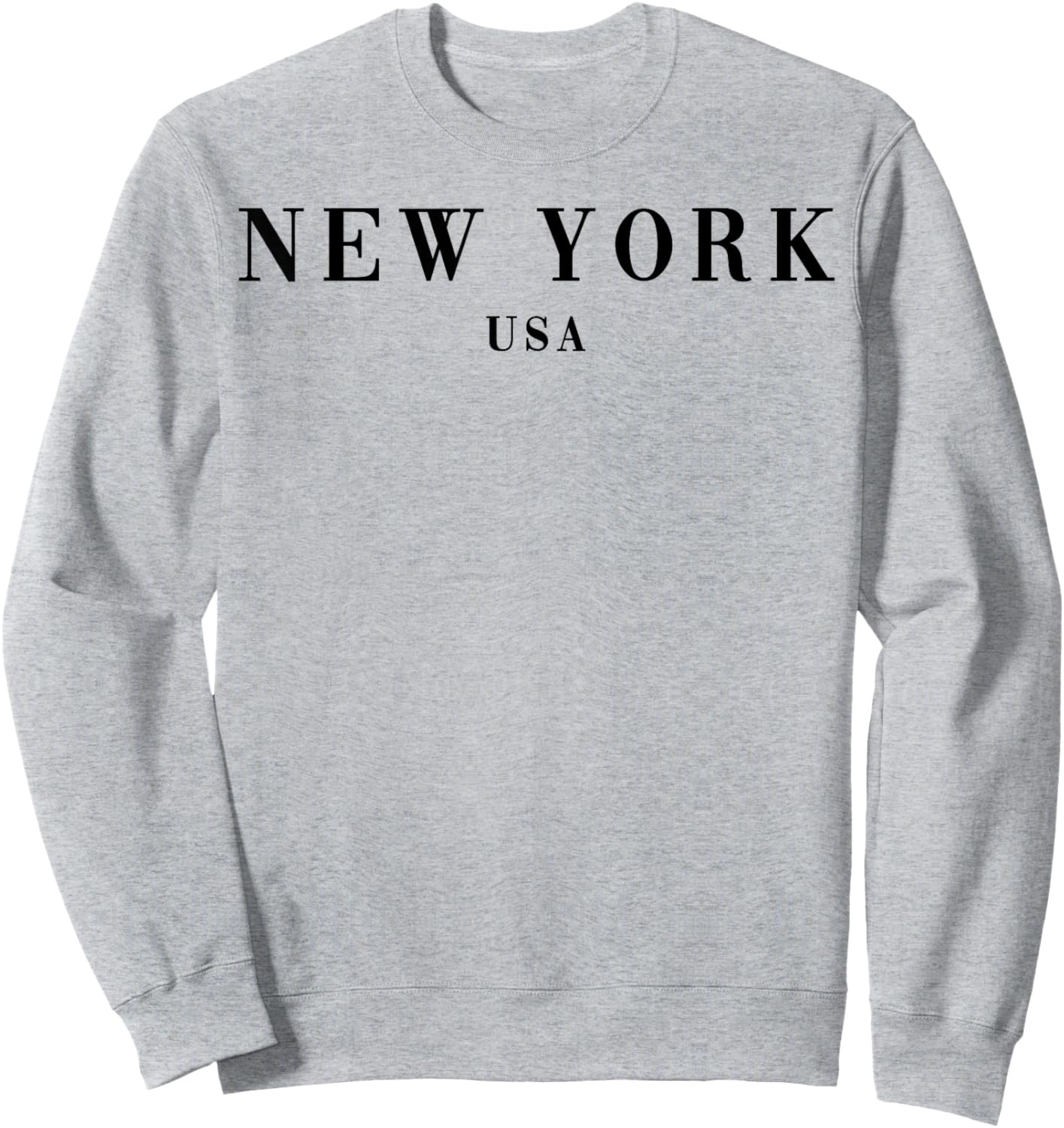 New York USA Chic Trendy Elegant Luxe Modern Sleek Stylish Sweatshirt - Sweatshirt | Ash