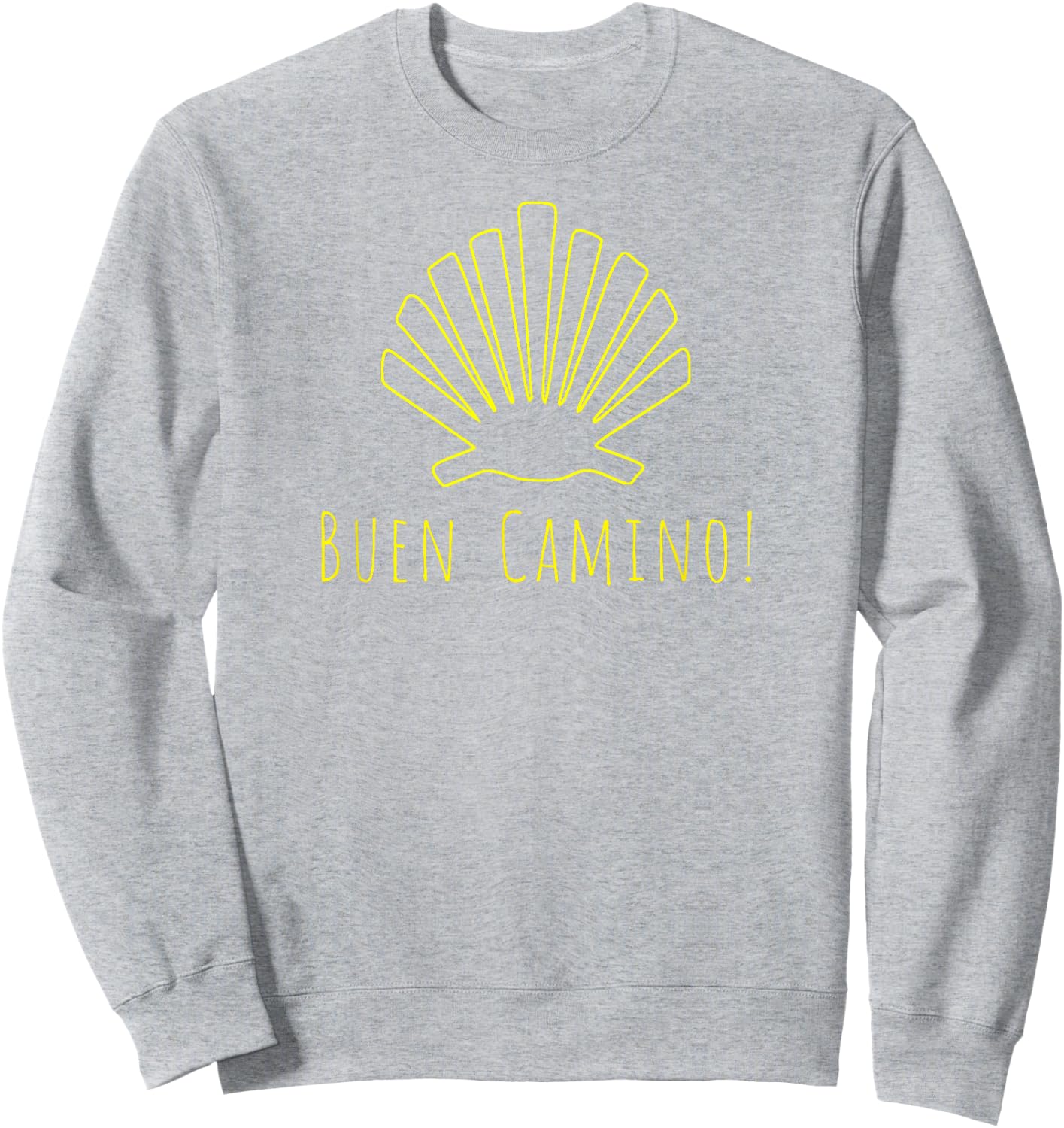 Camino de Santiago Pilgrim Way of St. James Spain Hiker Gift Sweatshirt - Sweatshirt | Ash