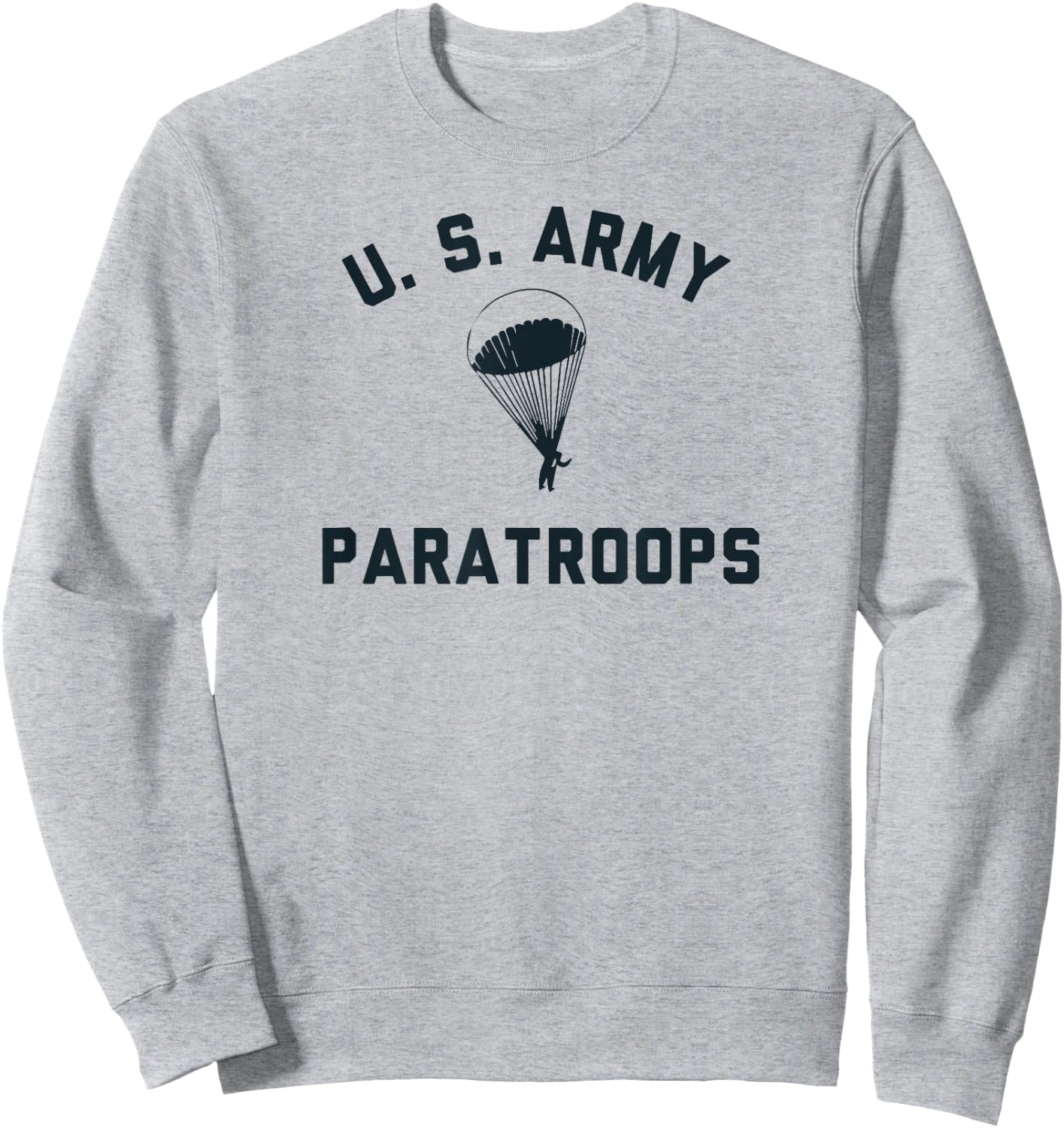 US Army Paratroops Paratrooper WW2 Vintage PT T Shirt Sweatshirt - Sweatshirt | Ash