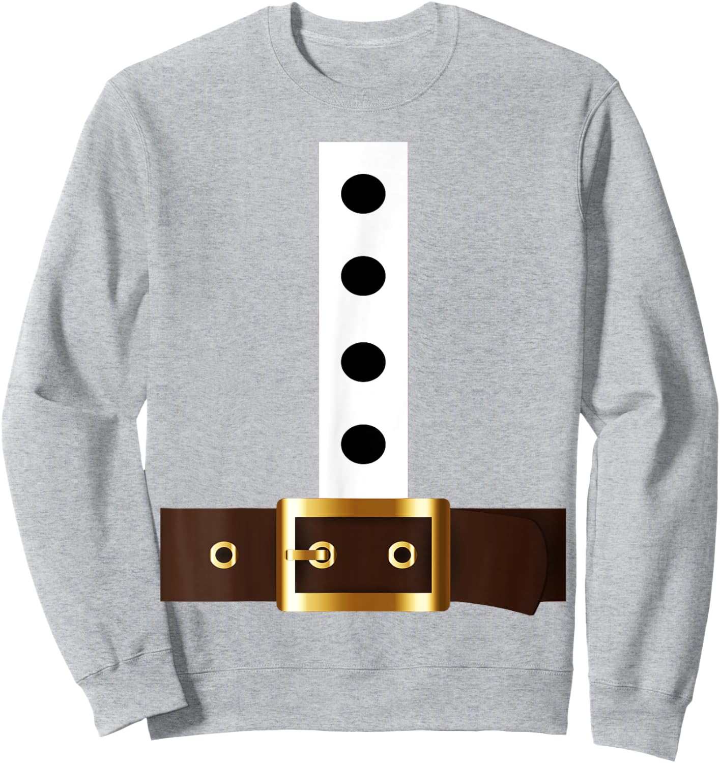 Christmas Santa - Santa Claus Costume Fun Santa Suit Sweatshirt - Sweatshirt | Ash