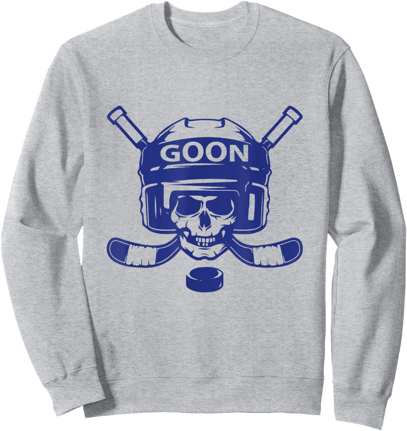 Goon Youth Hockey Player Fan Sweatshirt - Sweatshirt | Ash