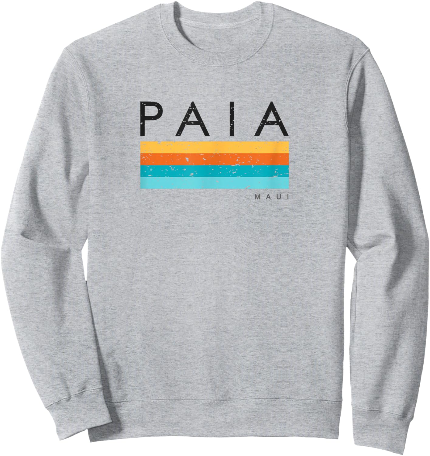Retro Paia Maui Vintage Design Sweatshirt - Sweatshirt | Ash