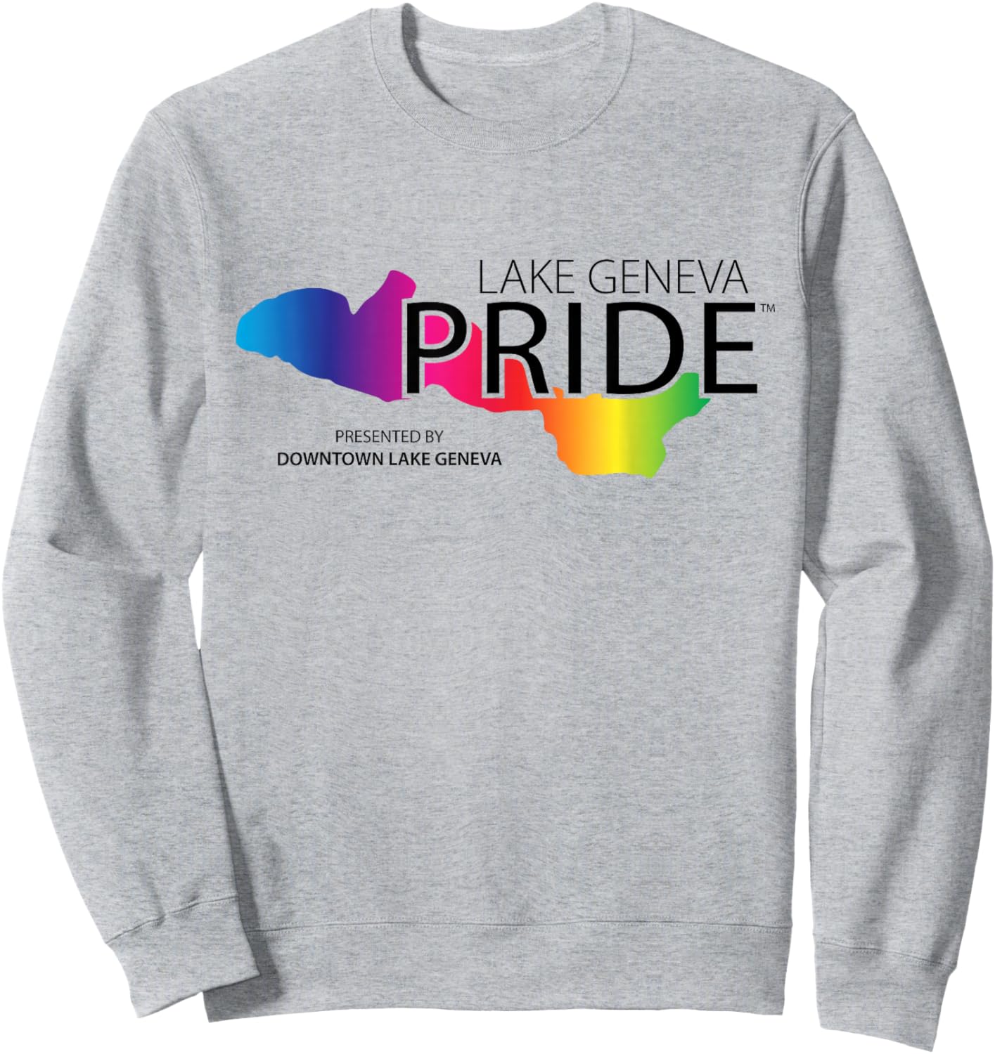 Pride - Lake Geneva Wisconsin Sweatshirt - Sweatshirt | Ash
