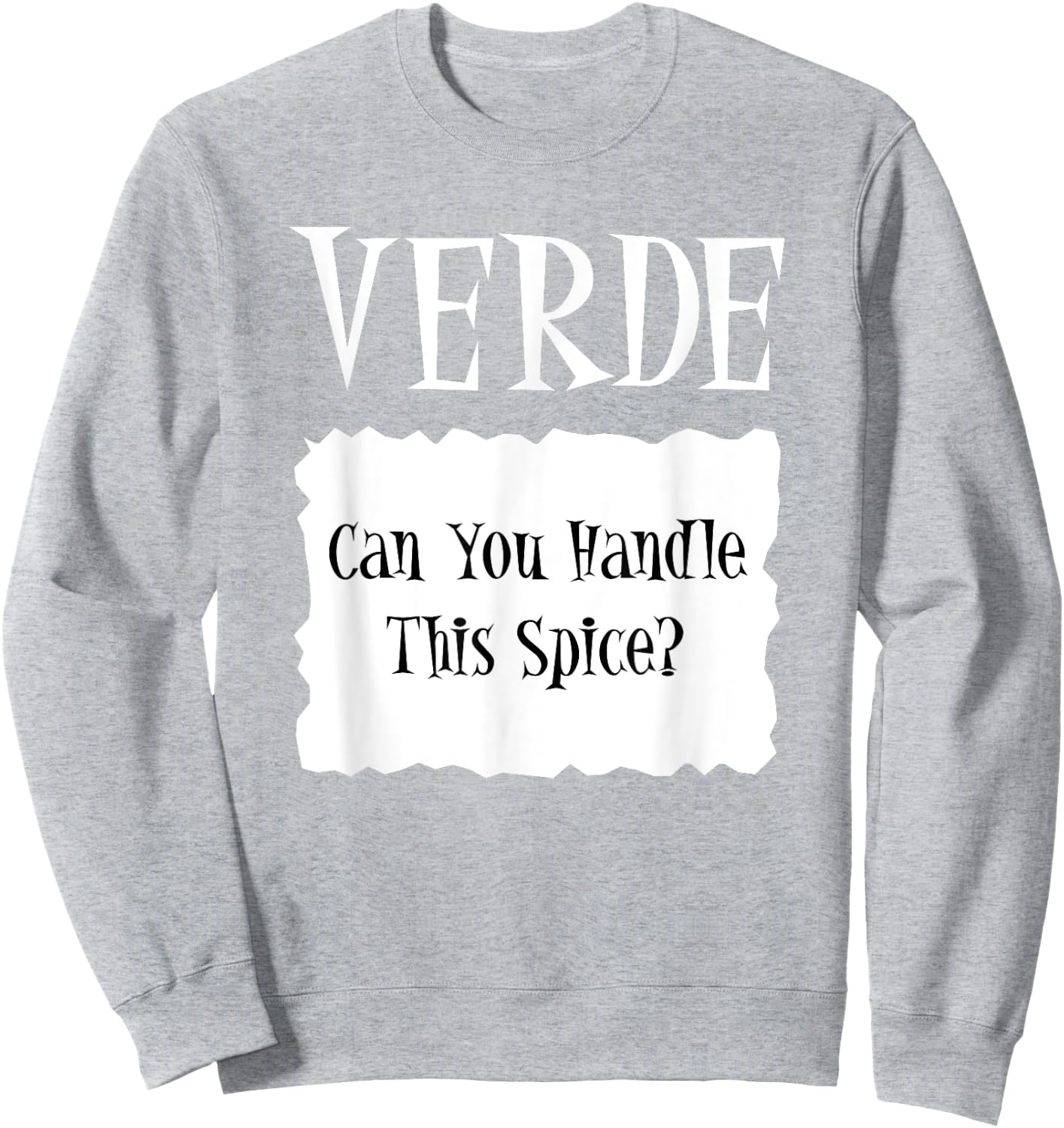 VERDE - Hot Packet Halloween Taco Costume Sweatshirt - Sweatshirt | Ash