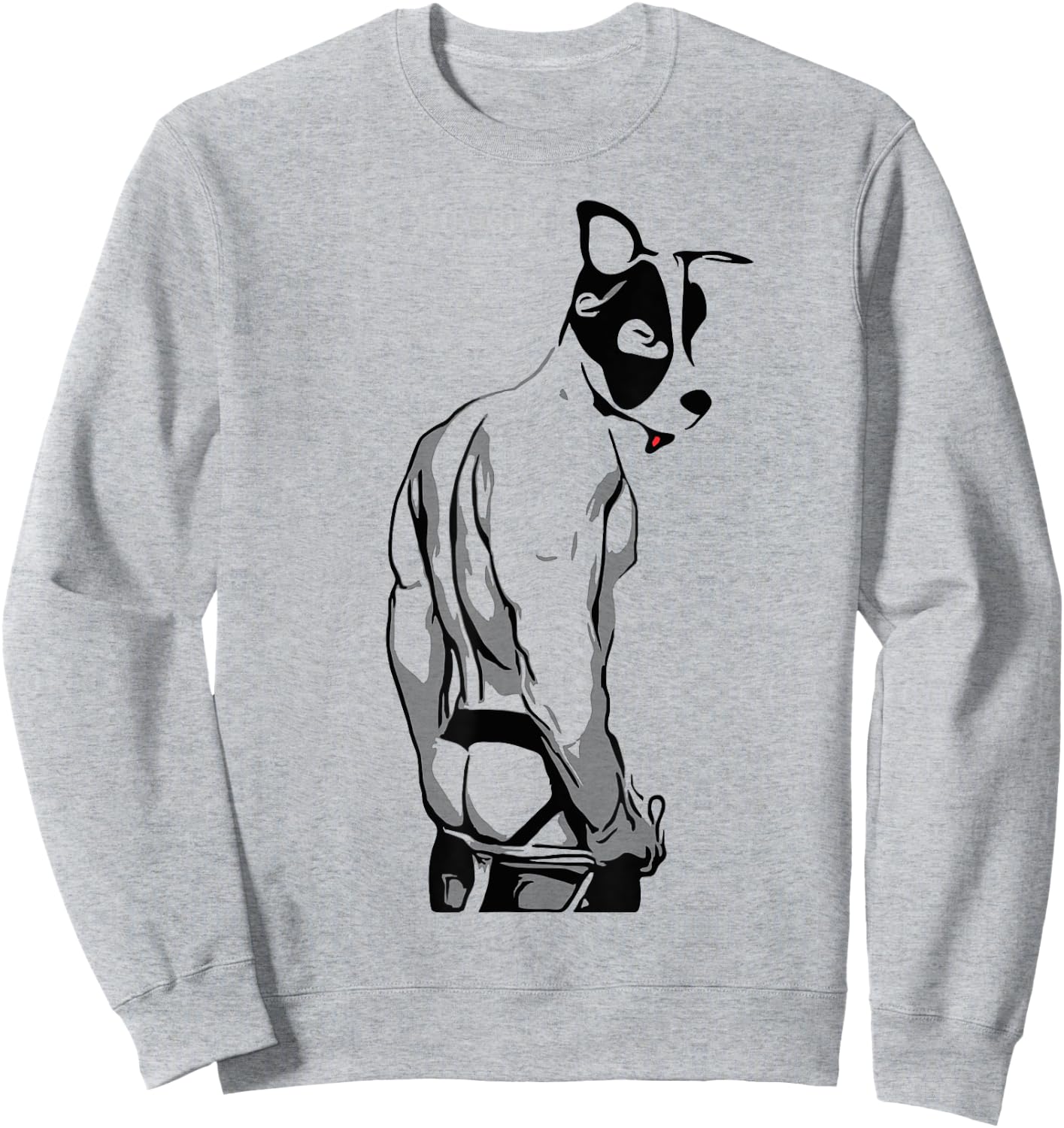 uman Puppy Jock Strap - Additional Colors Sweatshirt - Sweatshirt | Ash