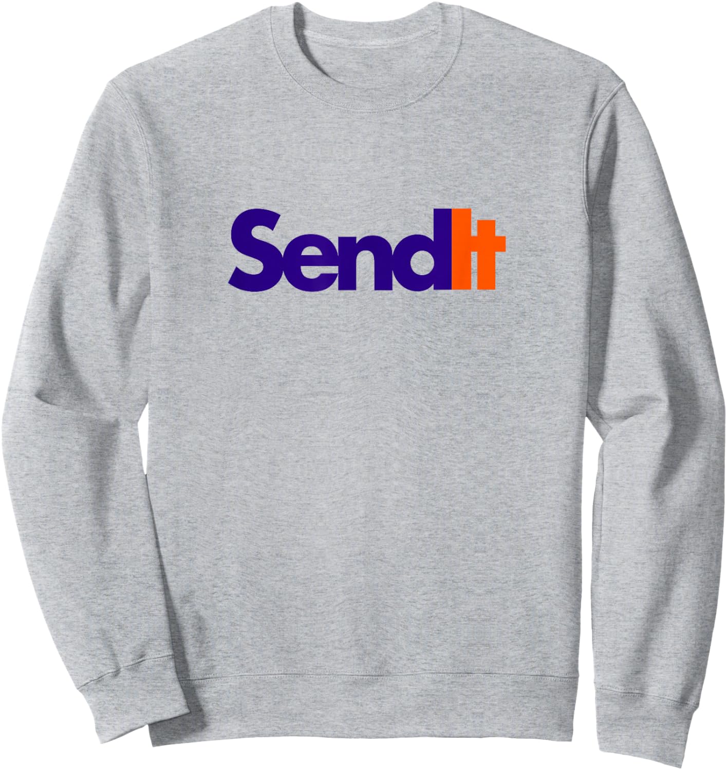 Funny Party Send it Sweatshirt - Sweatshirt | Ash