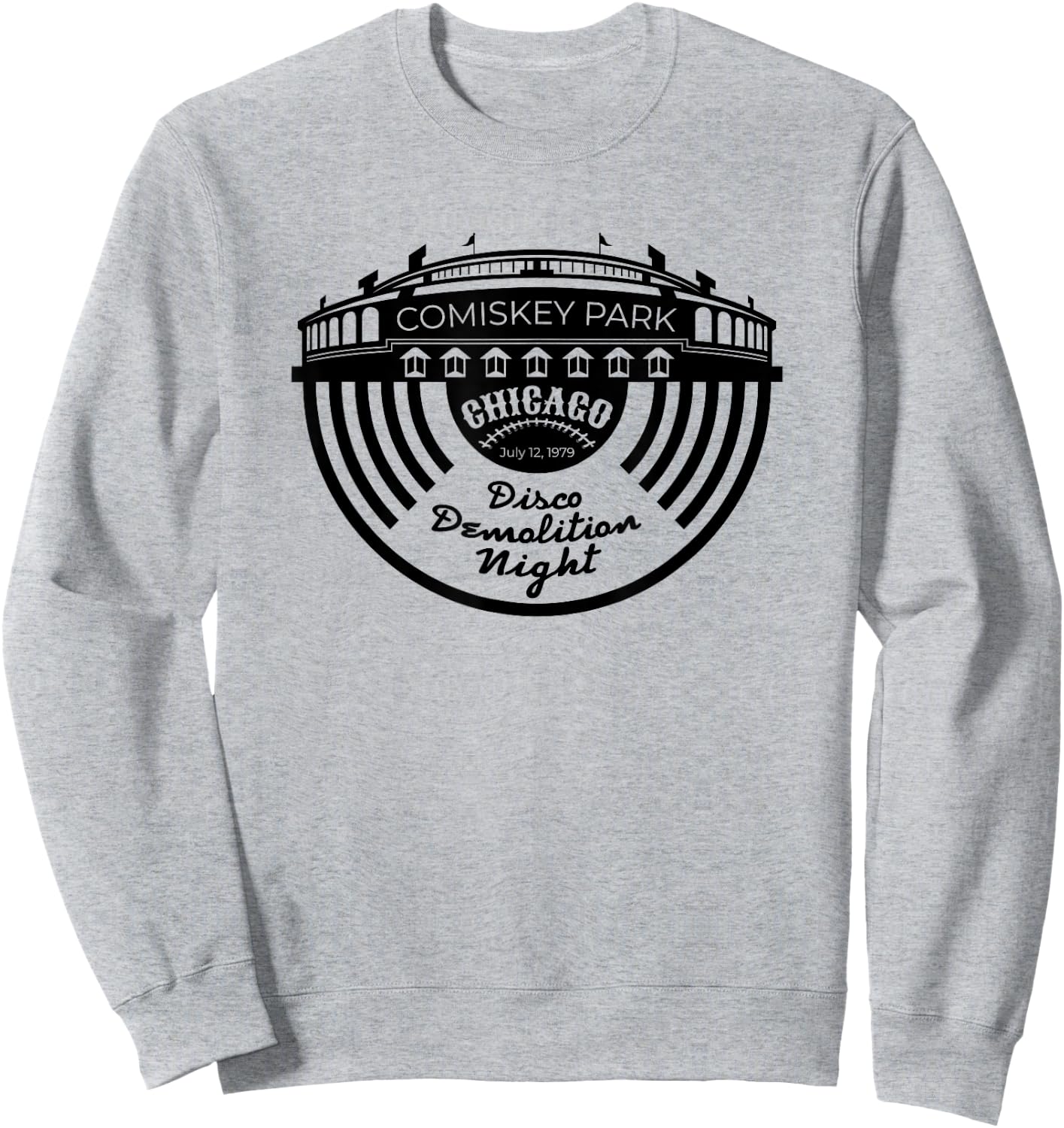 Old Comiskey Park Shirt Vintage Disco Demolition Night Sweatshirt - Sweatshirt | Ash