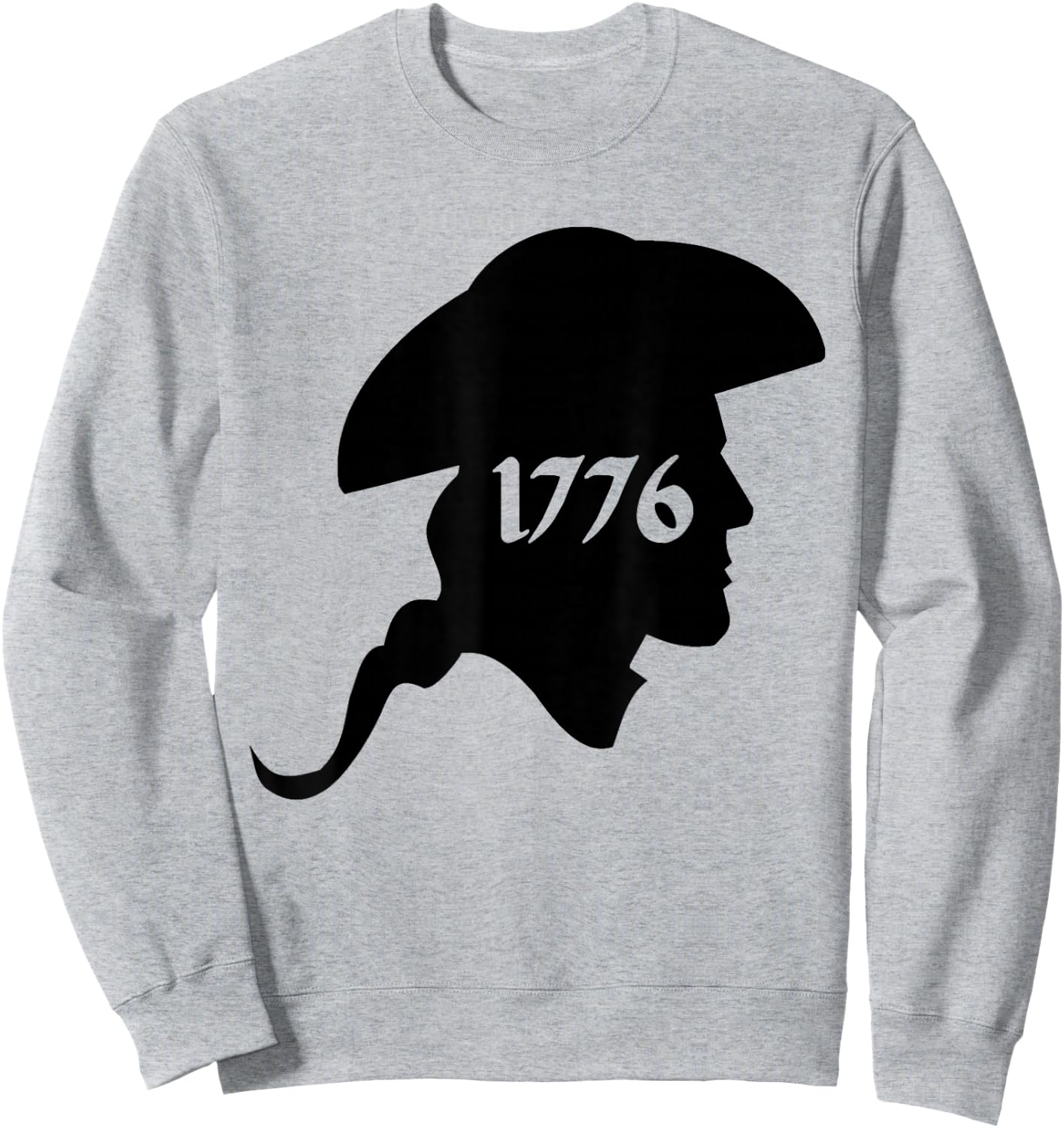 US Revolutionary War Soldier 1776 Patriot Sweatshirt - Sweatshirt | Ash