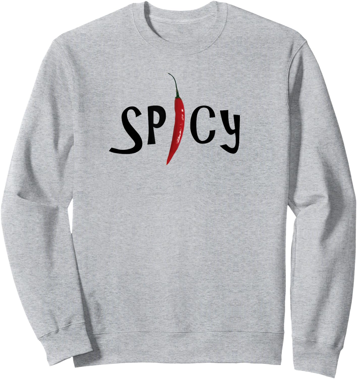 Spicy Hottie funny with Chili Pepper Sweatshirt - Sweatshirt | Ash