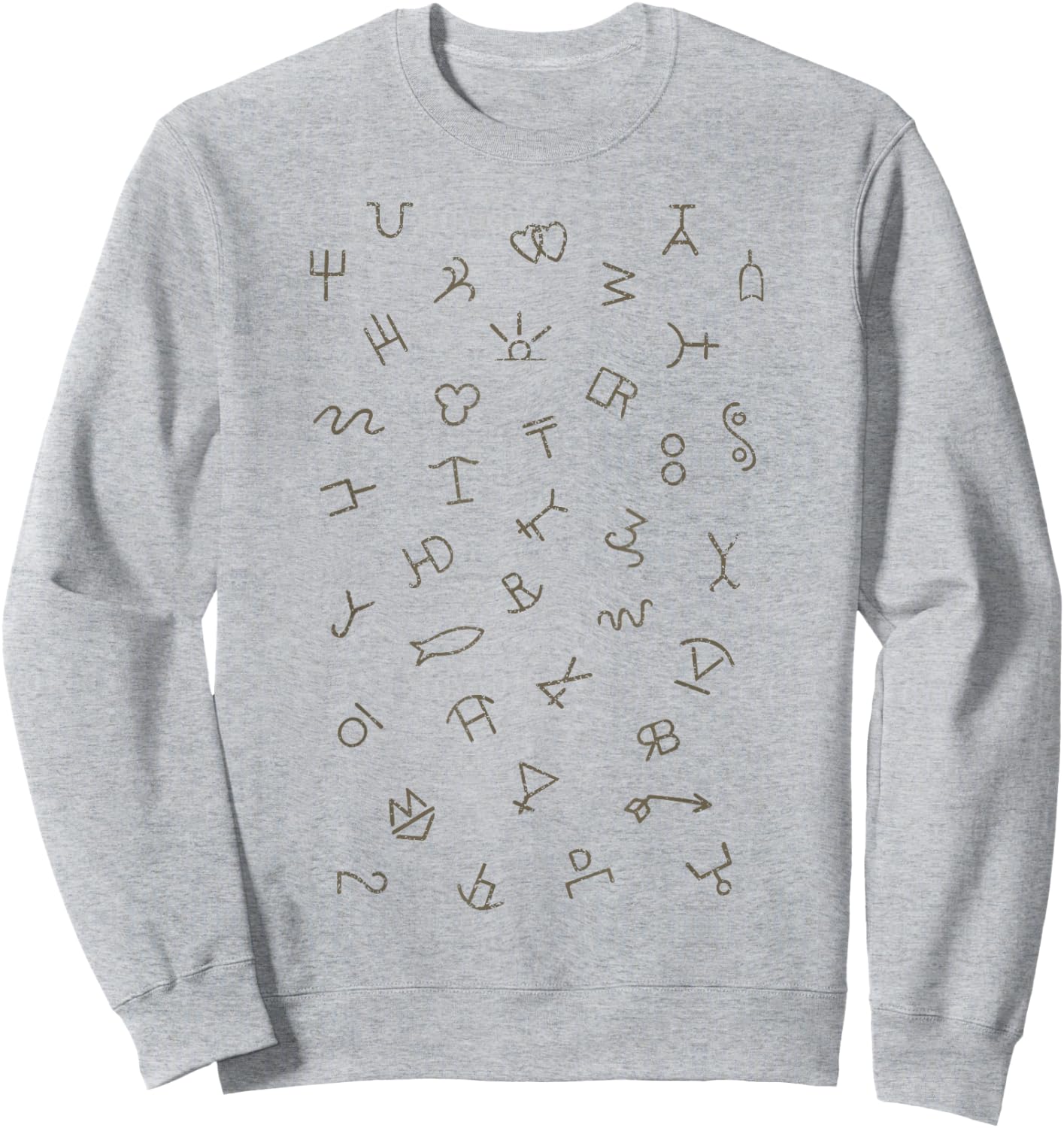 Vintage Cattle Brands Cowboy Country Gift Sweatshirt - Sweatshirt | Ash