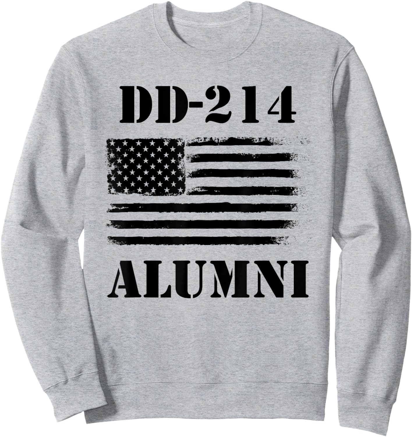 DD 214 Alumni - Veteran Gift Retired American Soldier Sweatshirt - Sweatshirt | Ash