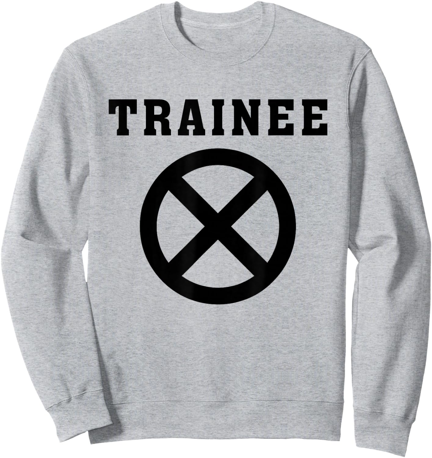 Marvel Deadpool Wade Wilson X-Force Trainee Outline Sweatshirt - Sweatshirt | Ash