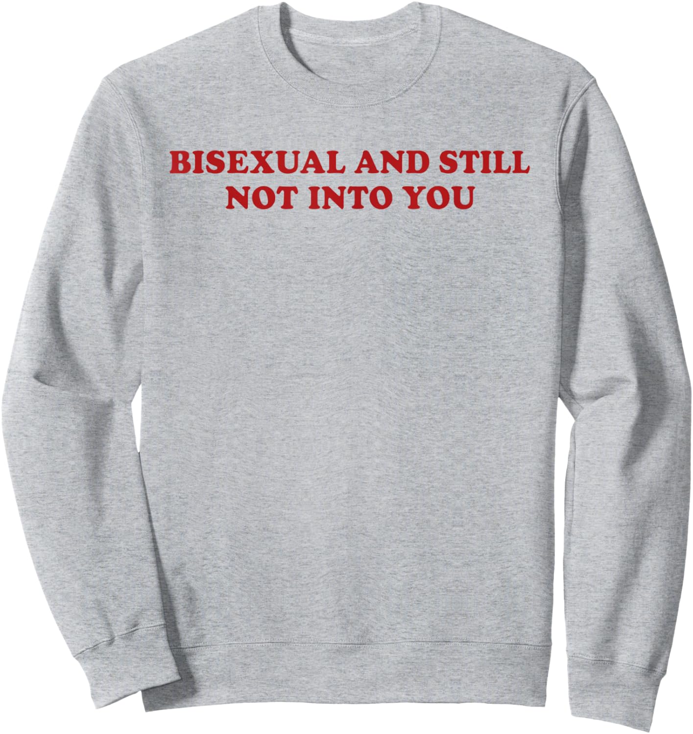 Bisexual and Still Not Into You Pride Queer Lesbian WLW Sweatshirt - Sweatshirt | Ash