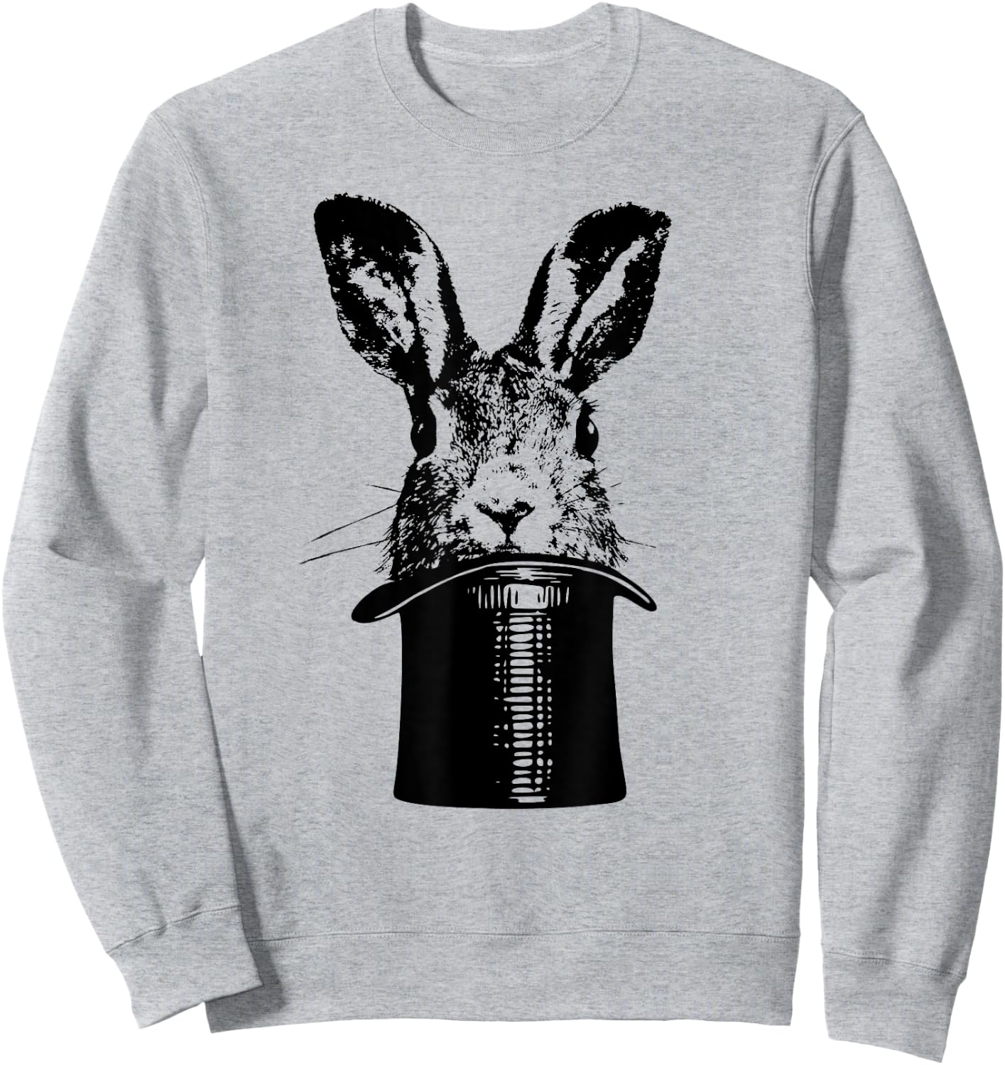 Magicians Shirt Rabbit In A Hat Vintage Magic Performer Gift Sweatshirt - Sweatshirt | Ash
