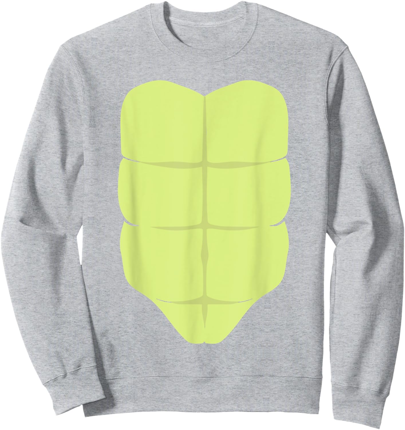 Turtle Body Belly Costume Easy Halloween Gift Reptile Lover Sweatshirt - Sweatshirt | Ash