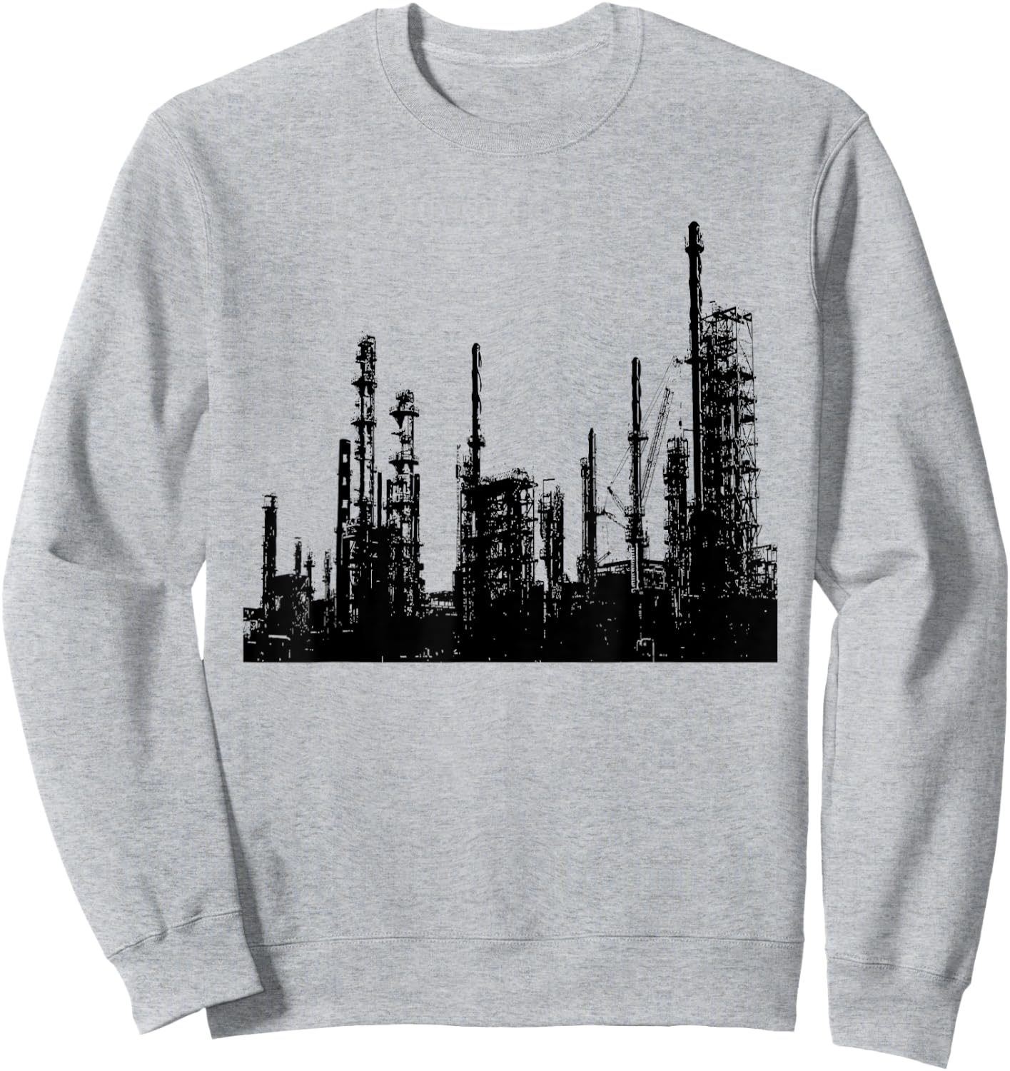 Oil Refinery Sweatshirt - Sweatshirt | Ash