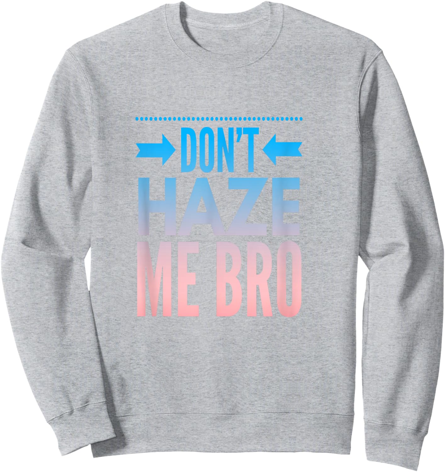 Official Frat Bro Rush Party Sweatshirt - Sweatshirt | Ash