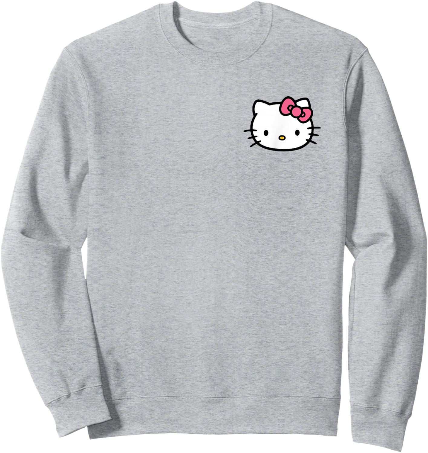 Hello Kitty Front and Back Logo Shirt Sweatshirt - Sweatshirt | Ash